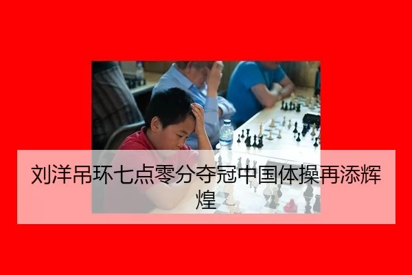 刘洋吊环七点零分夺冠中国体操再添辉煌